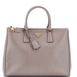 Prada Double Zip Lux Tote Saffiano #254007P11B